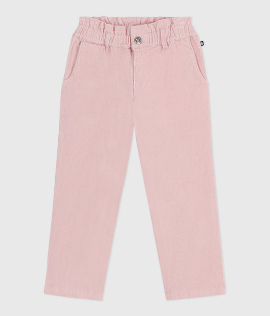 Pantalon enfant en velours uni