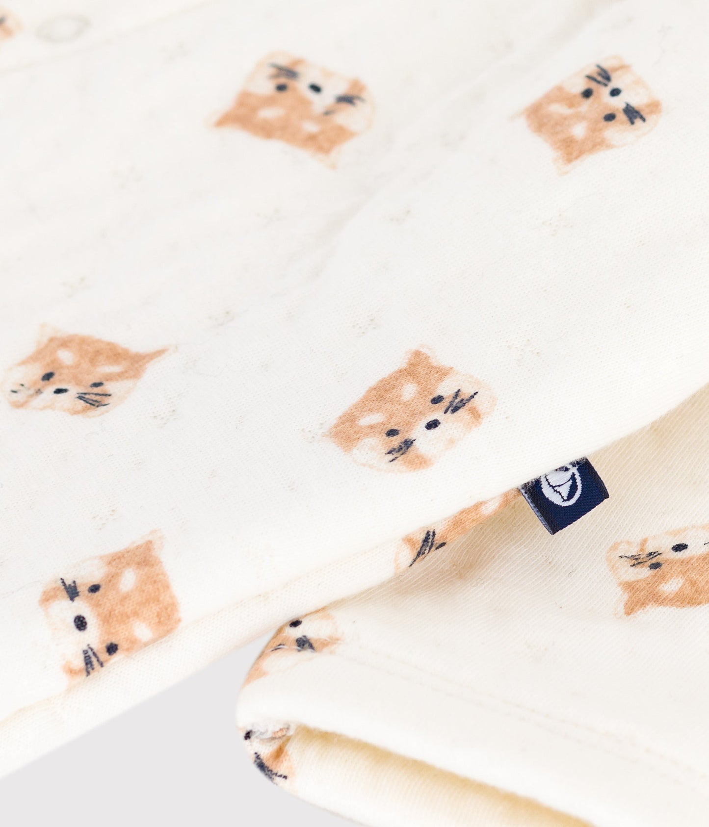 Combinaison bébé en coton, imprimé pandas roux