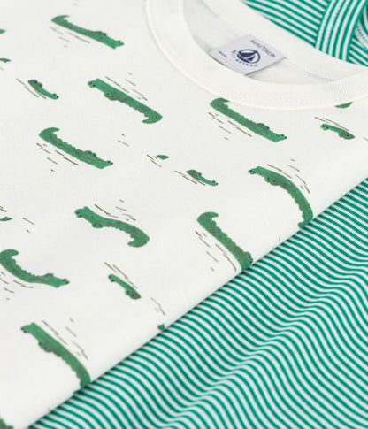 Lot de tee-shirts enfant en coton manches courtes imprimé