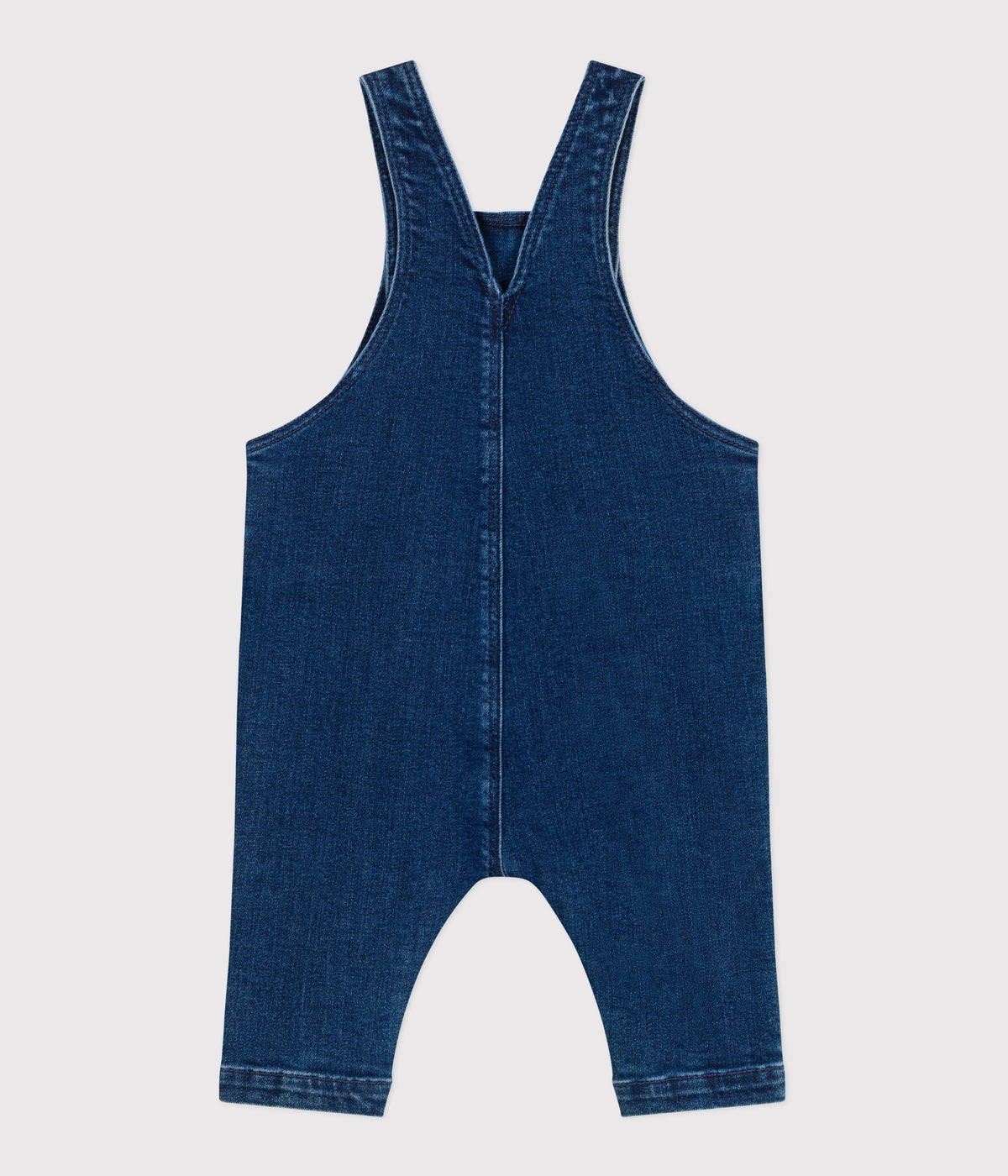 Salopette bébé en jean élasthanne jambes longues – D1