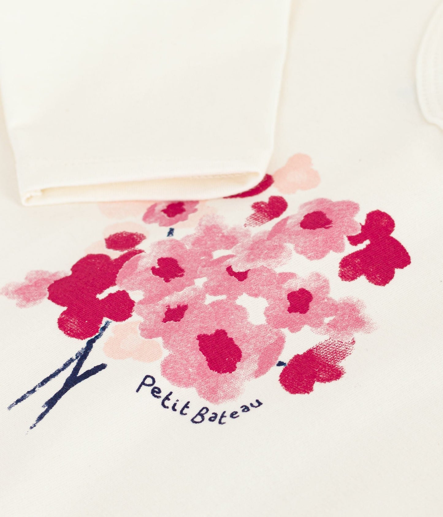 Tee-shirt bébé en coton à manches longues