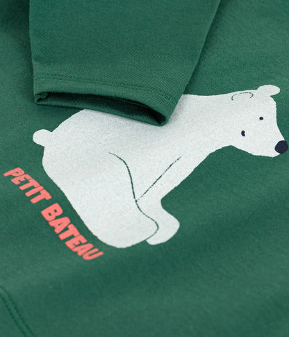 Tee-shirt bébé en coton à manches longues