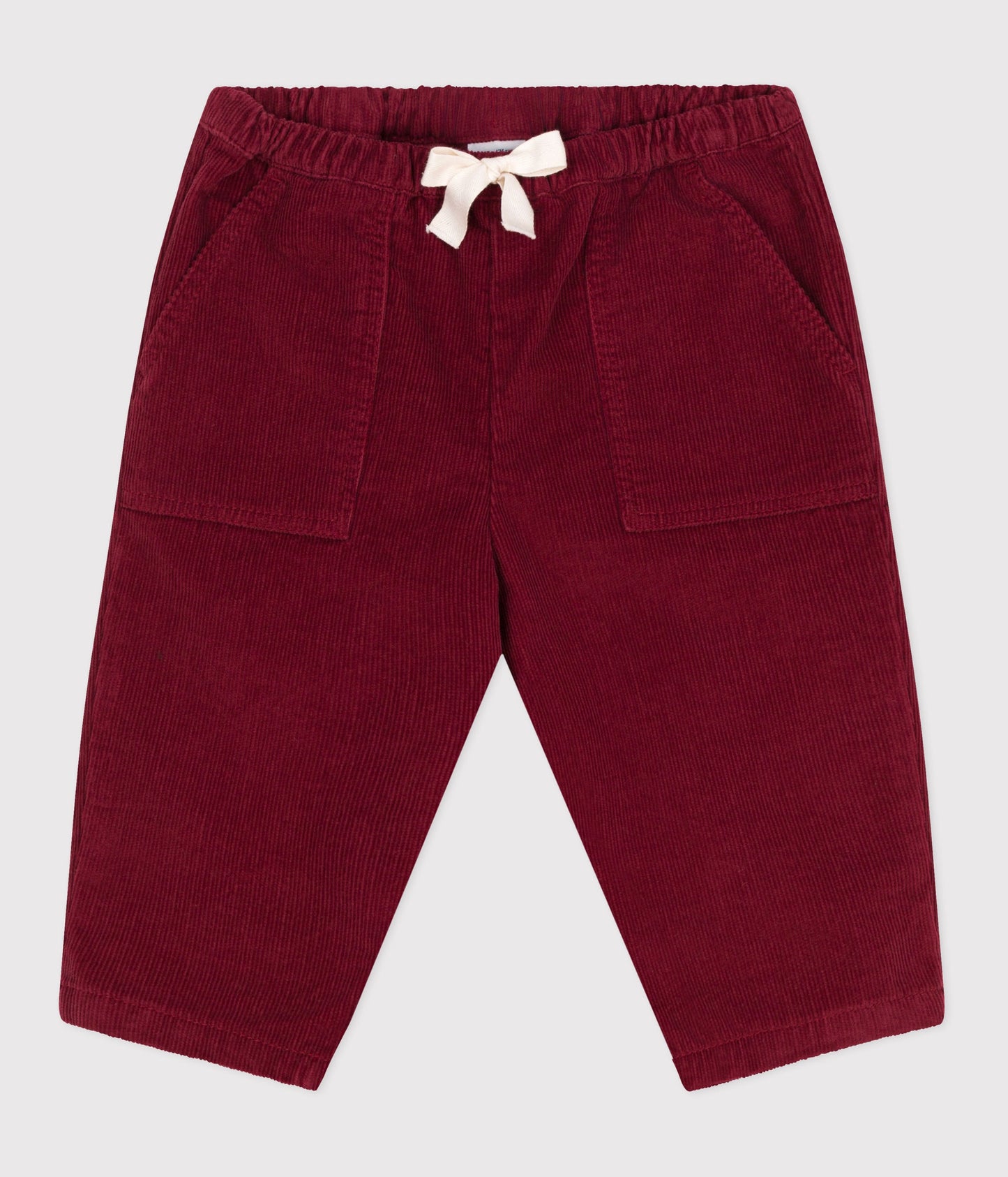 Pantalon bébé en velours uni