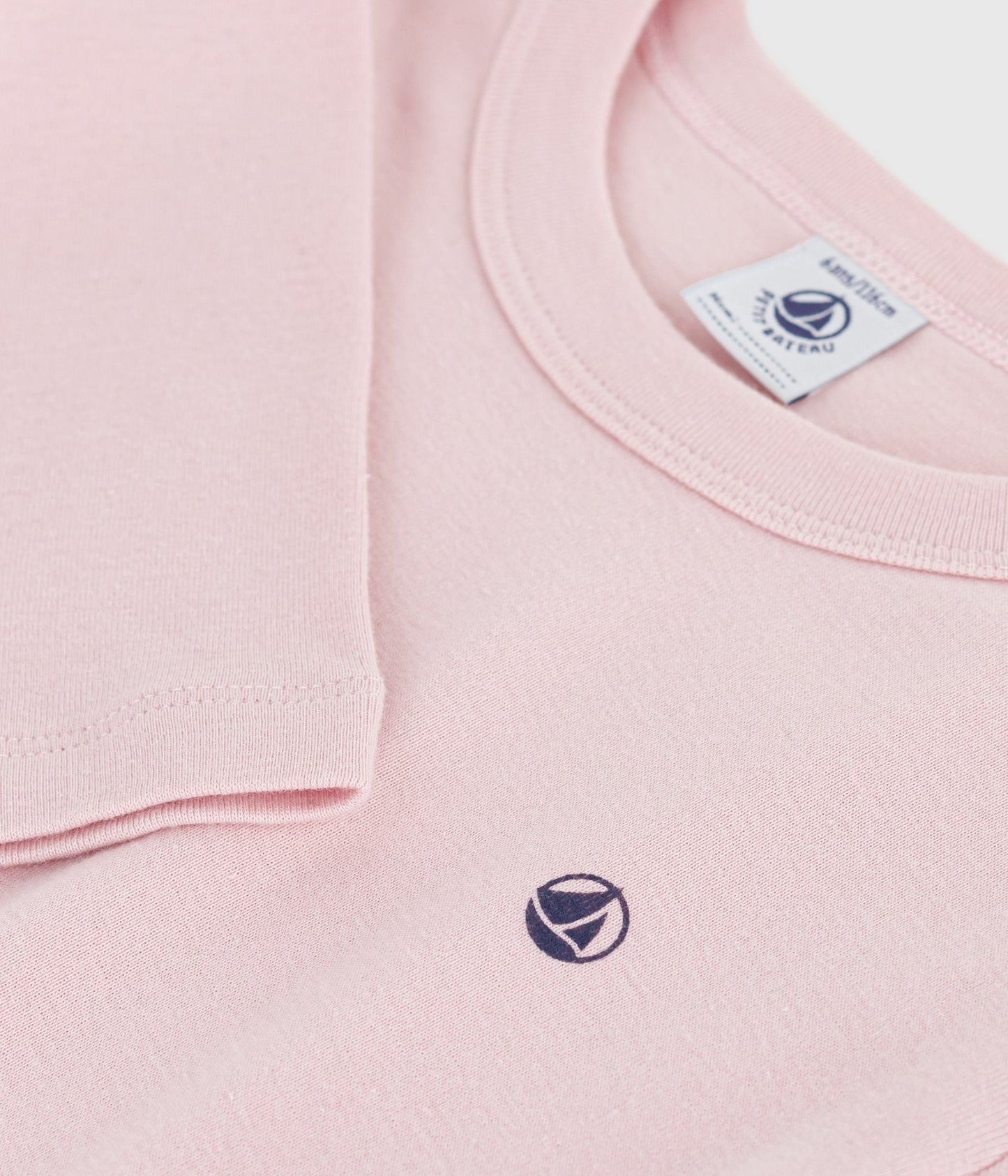 Tee-shirt enfant manches longues en coton uni