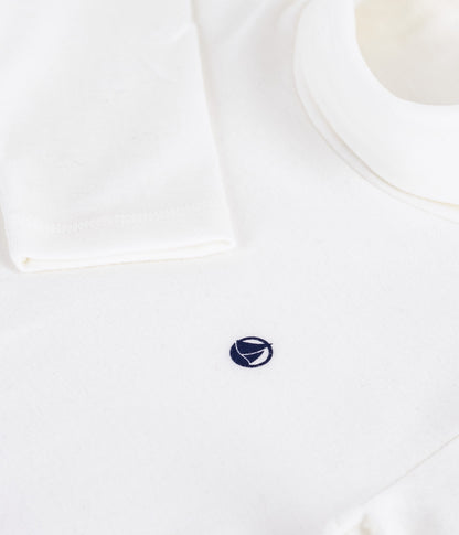 Sous-pull enfant en coton uni