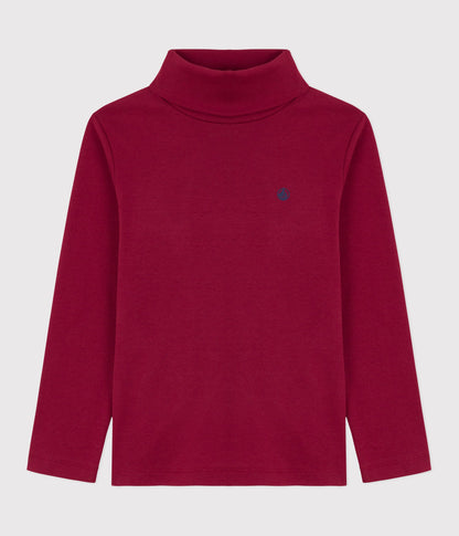 Sous-pull enfant en coton uni