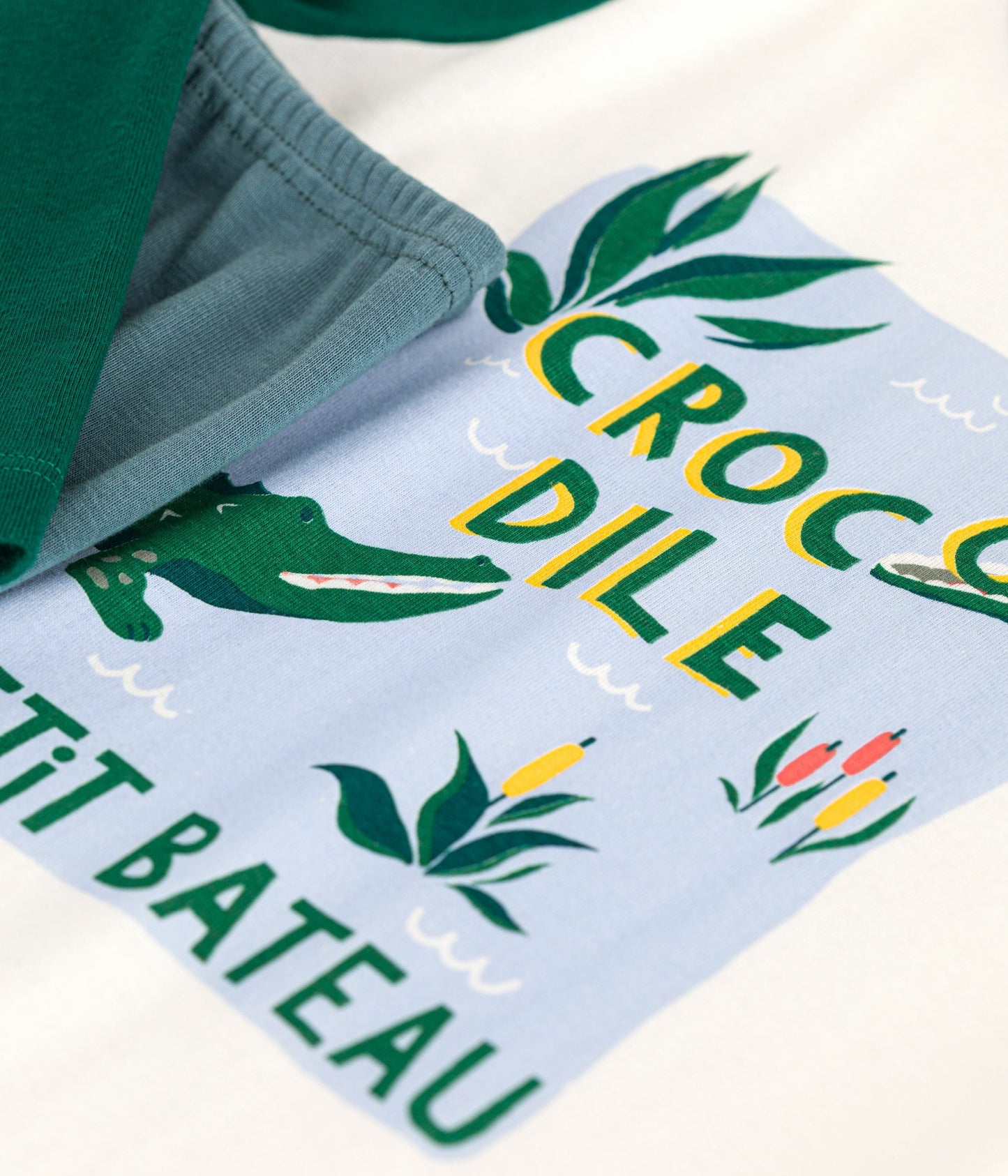 Pyjama enfant en coton bicolore