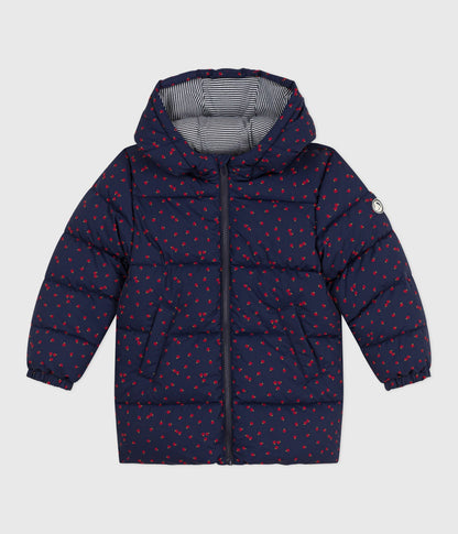 Doudoune longue enfant imprimée