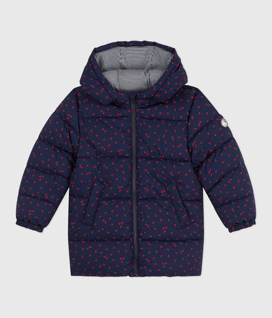 Doudoune longue enfant imprimée