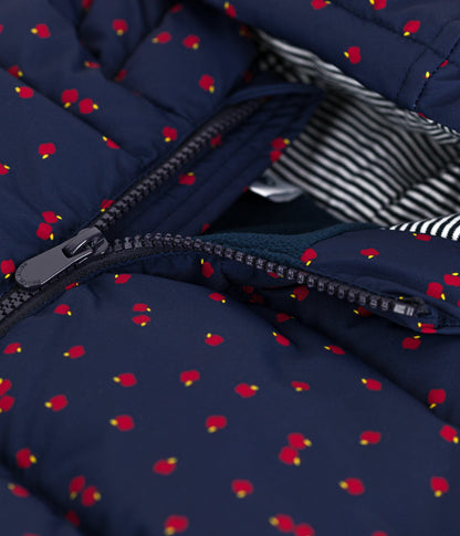 Doudoune longue enfant imprimée