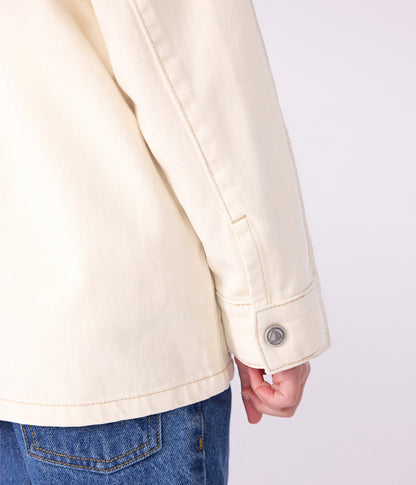 Veste en jean enfant uni