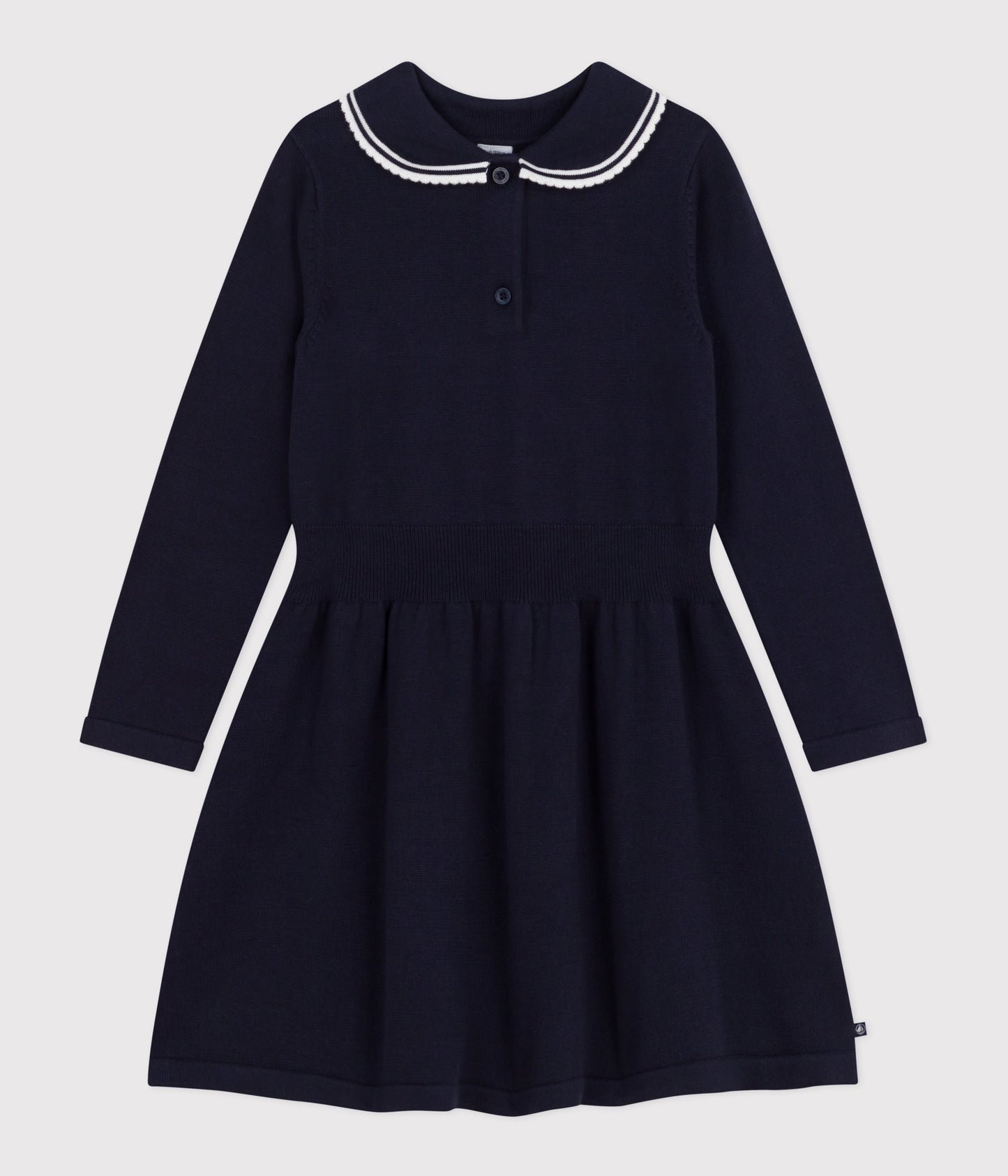 Robe enfant manches longues en coton