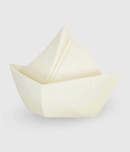 Jouet de bain bébé bateau en silicone