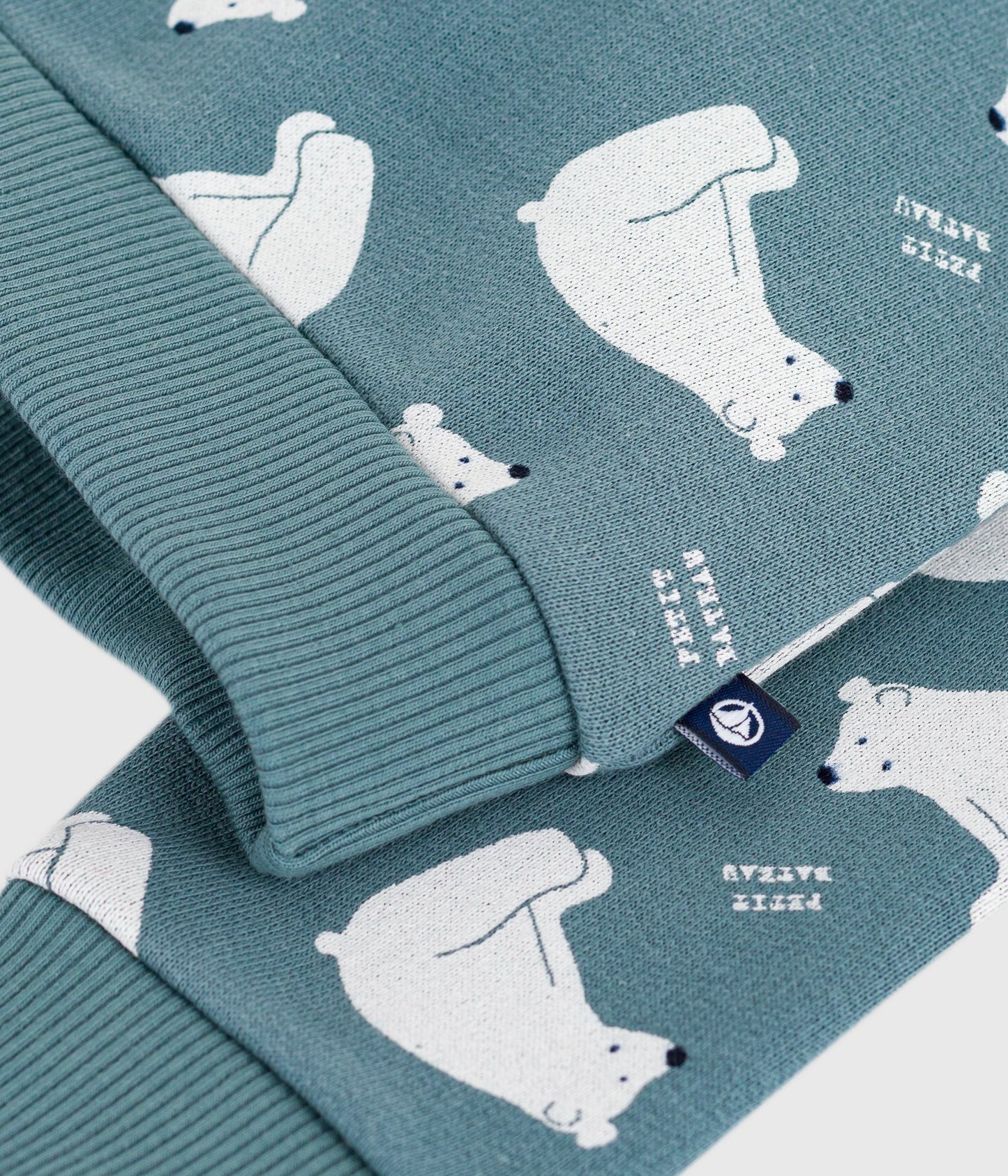 Sweatshirt bébé en coton imprimé ours