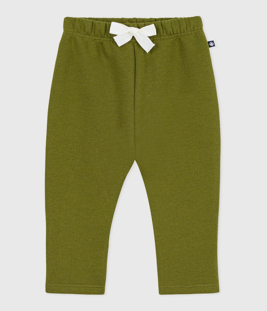 Pantalon bébé en coton uni