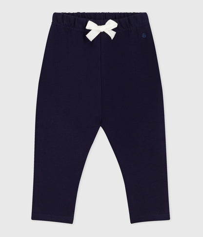 Pantalon bébé en coton uni