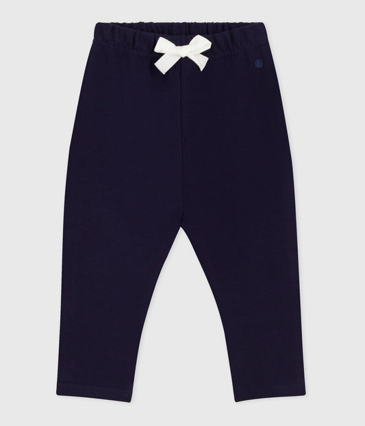 Pantalon bébé en coton uni
