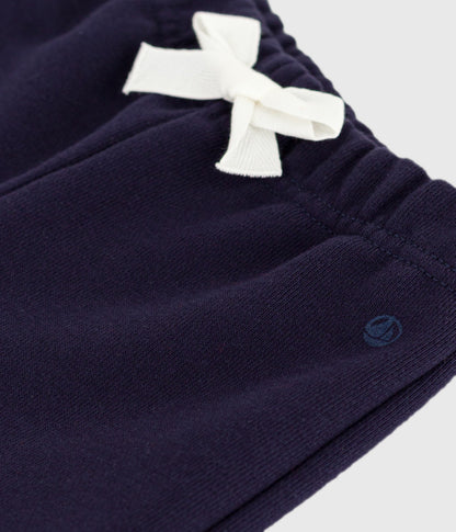 Pantalon bébé en coton uni