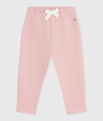Pantalon bébé en coton uni