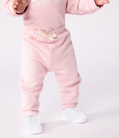 Pantalon bébé en coton uni