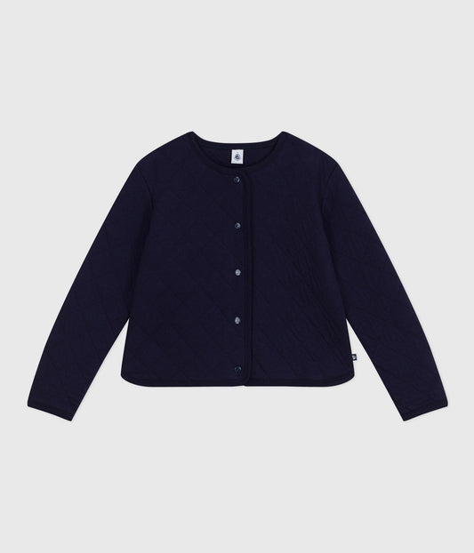 Cardigan femme en coton uni