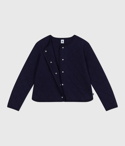 Cardigan femme en coton uni