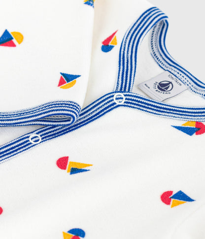 Pyjama bébé en velours imprimé