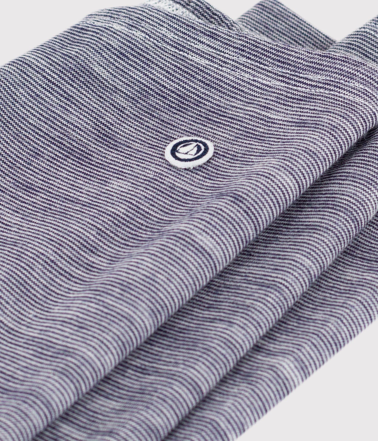 Legging enfant en laine et coton à rayures