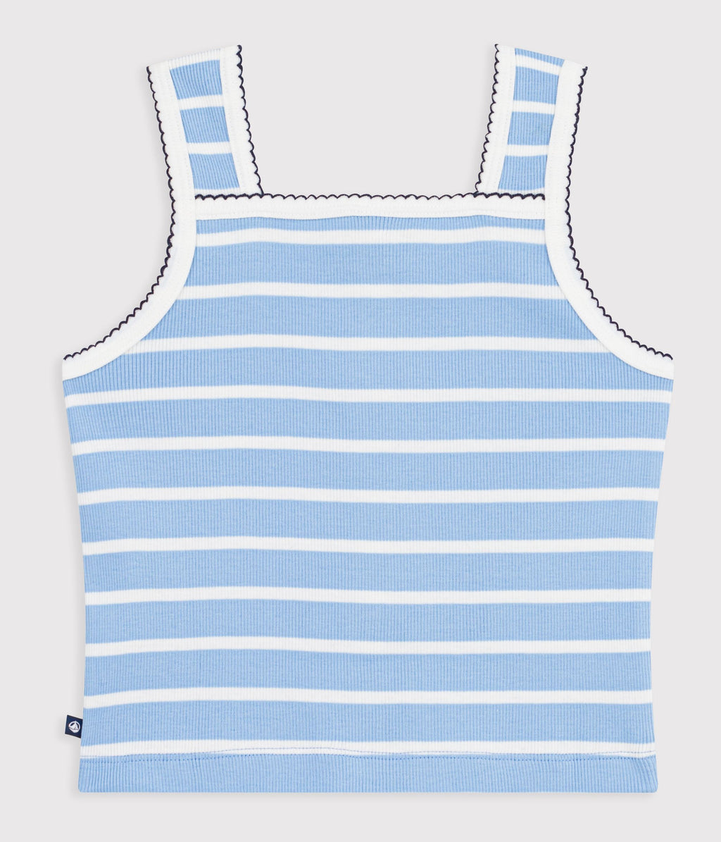 Child's striped cotton tank top