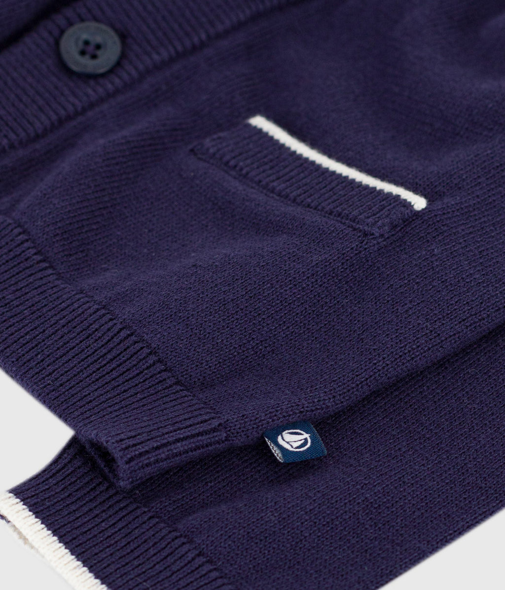 Cardigan bébé en coton uni – Z1