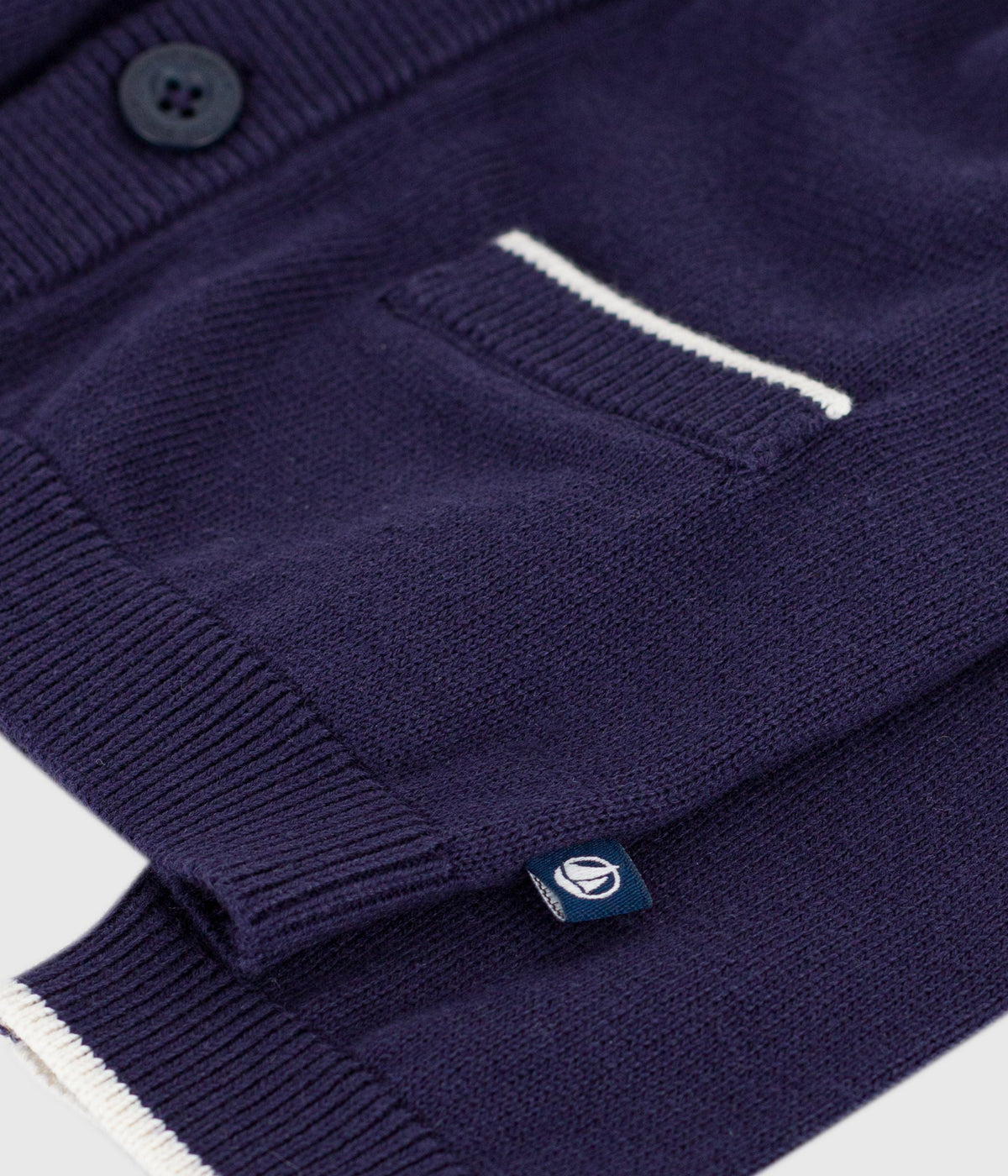 Cardigan bébé en coton uni – Z1