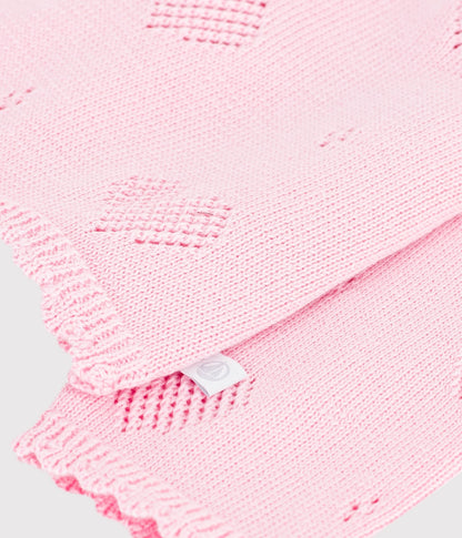 Cardigan bébé en coton à motifs cœurs – Z1