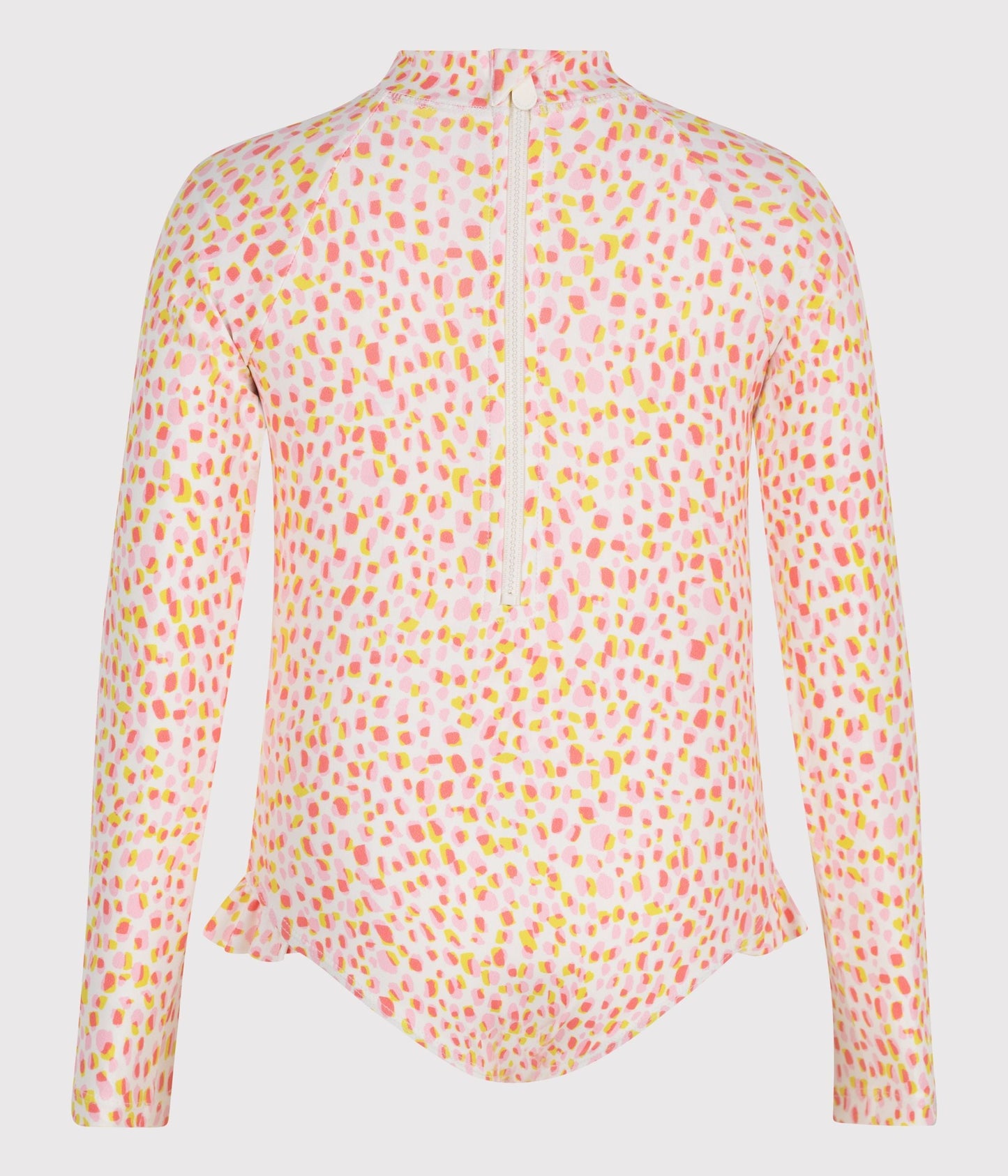 Maillot de bain enfant une pièce manches longues imprimé – D1