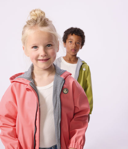 Blouson enfant en PU uni – J3