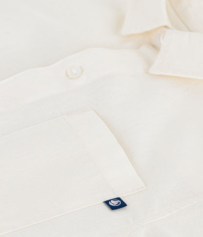 Chemise enfant en coton lin à manches courtes – Z1