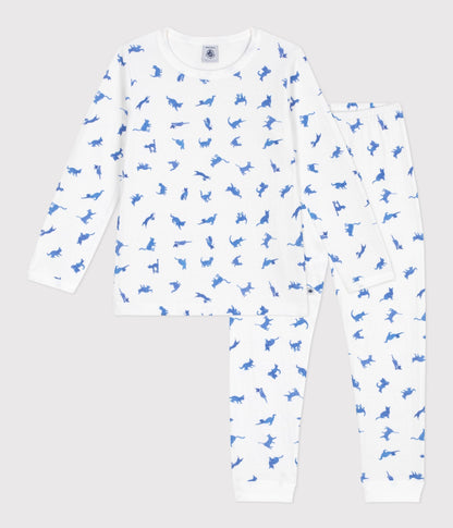 Pyjama enfant en coton imprimé chats – F1