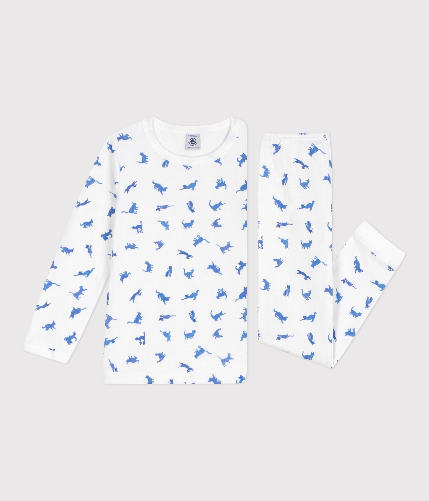 Pyjama enfant en coton imprimé chats – F2