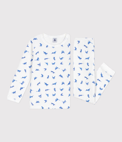Pyjama enfant en coton imprimé chats – F2