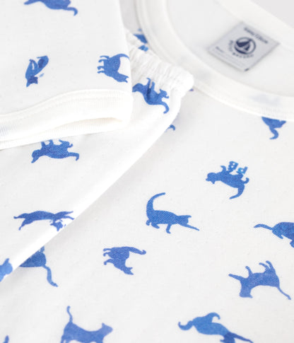 Pyjama enfant en coton imprimé chats – Z1
