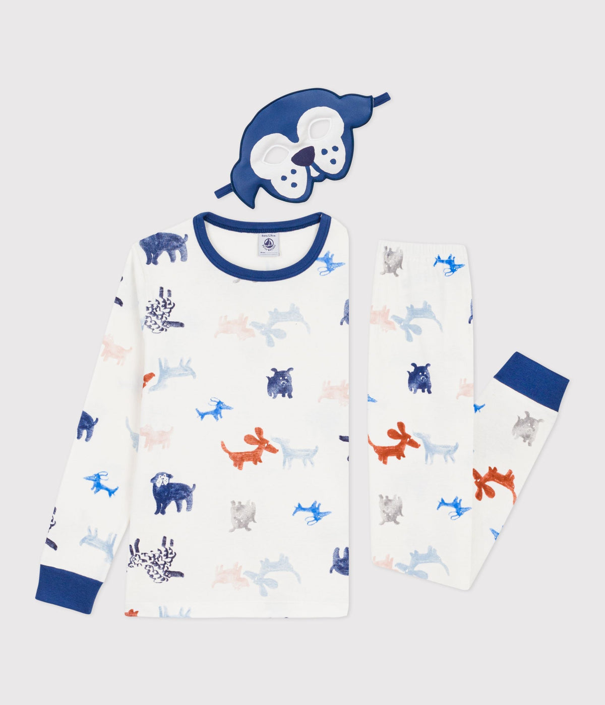 Pyjama déguisement enfant en coton imprimé chiens – F2