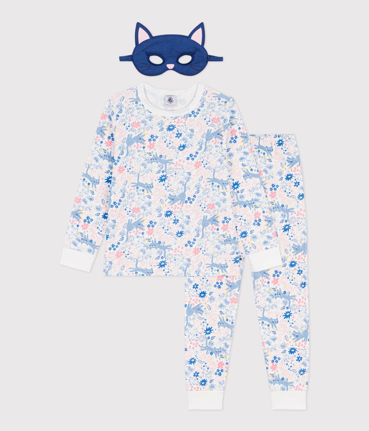 Pyjama déguisement enfant en coton imprimé fleuri – F1