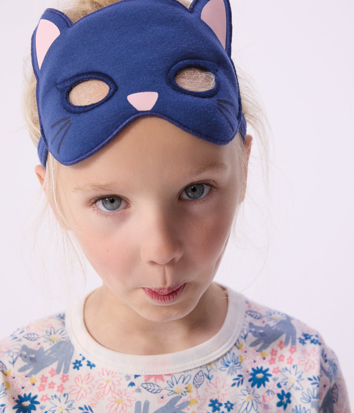 Pyjama déguisement enfant en coton imprimé fleuri – J2