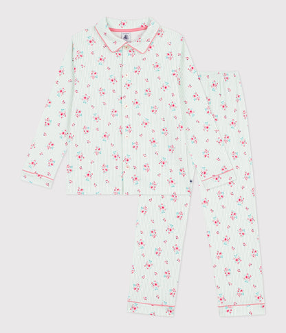 Pyjama boutonné enfant en coton  imprimé – F1