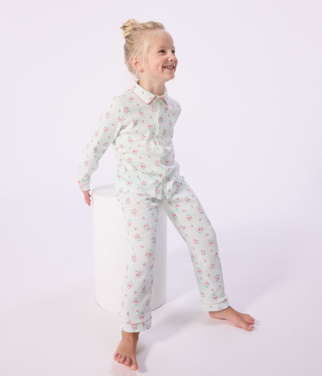Pyjama boutonné enfant en coton  imprimé – J3