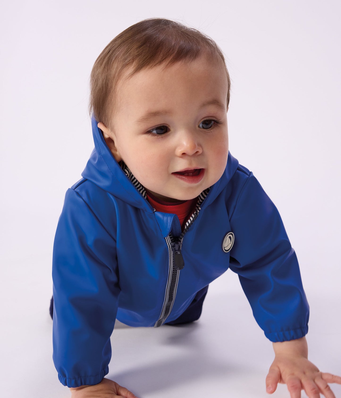 Blouson bébé en PU uni – J3