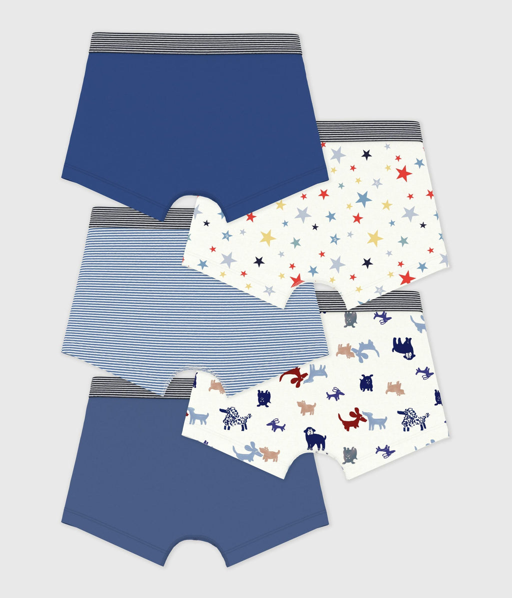 Lot de boxers enfant en coton imprimé – D1