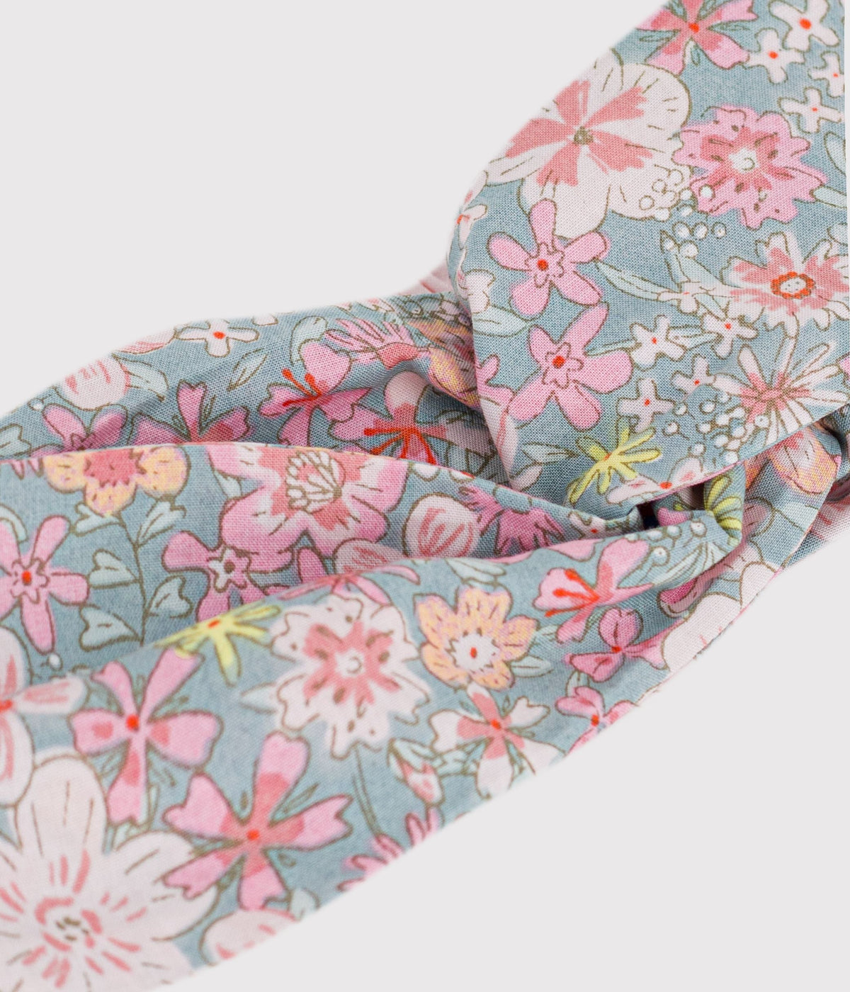 Bandeau bébé fille en popeline imprimé fleuri – Z1