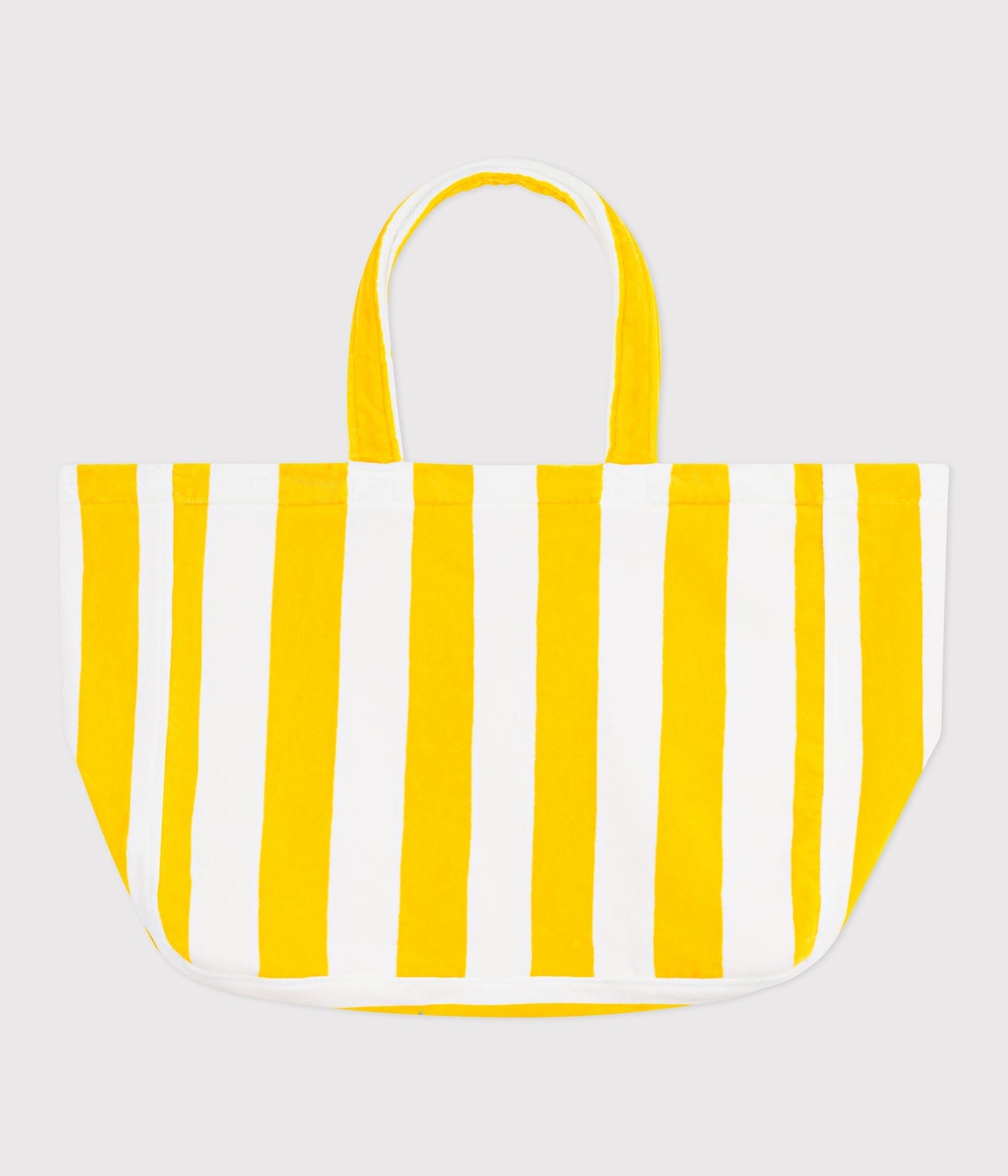 Sac de plage femme en coton éponge à rayures – D1