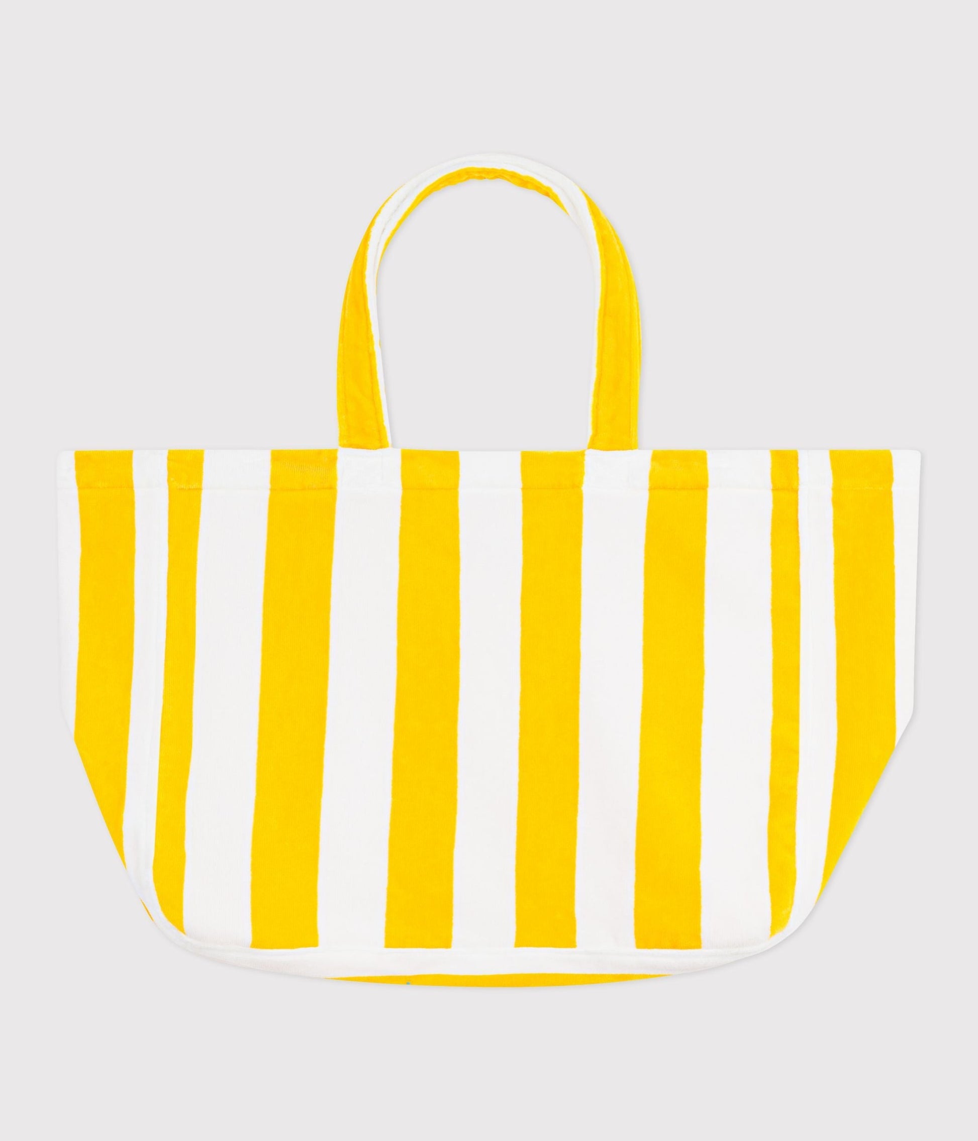 Sac de plage femme en coton éponge à rayures – D1