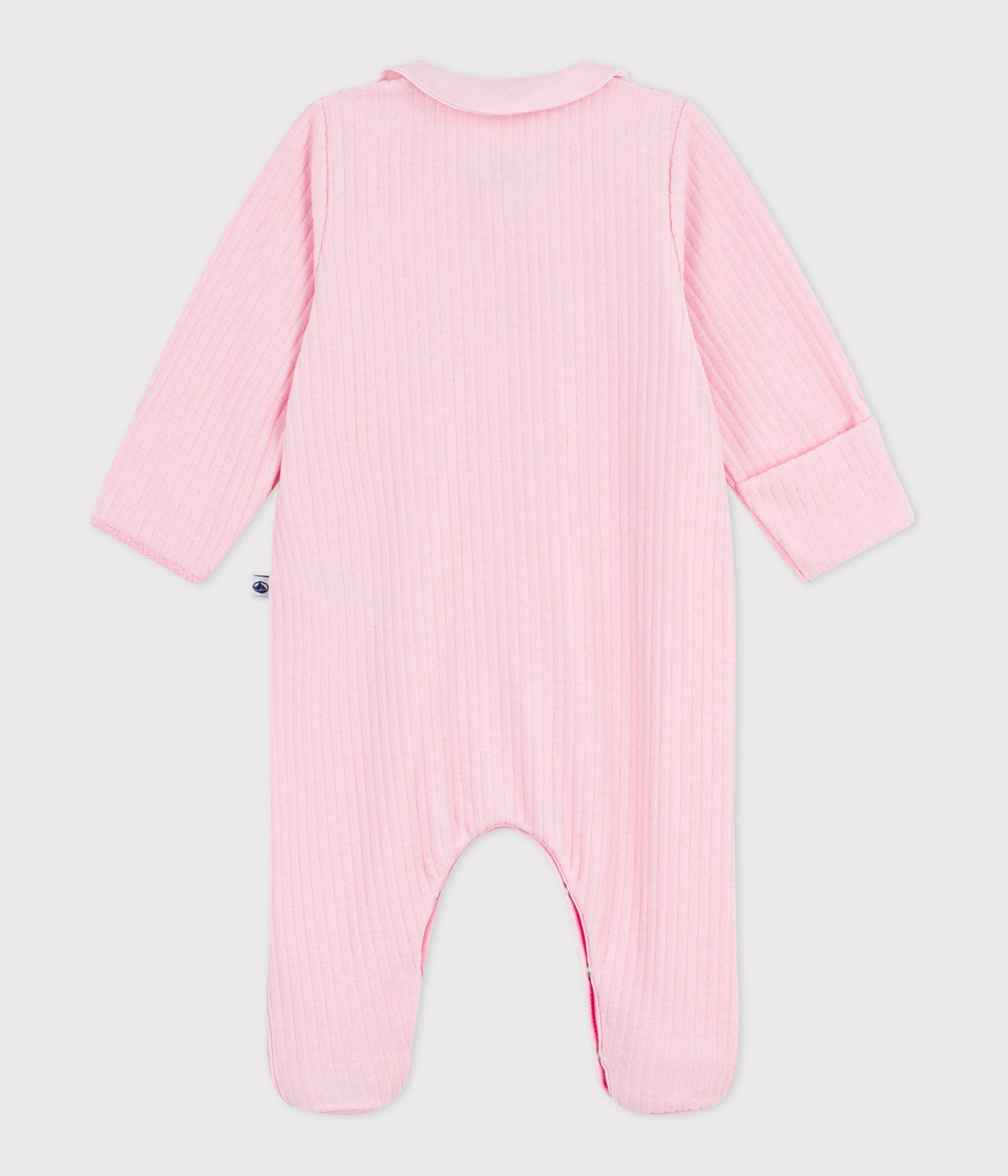 Pyjama bébé en velours à col uni – D1